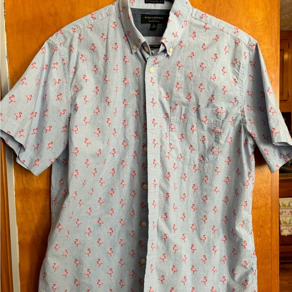 Flamingo Casual Button Down - Picture 1 of 2